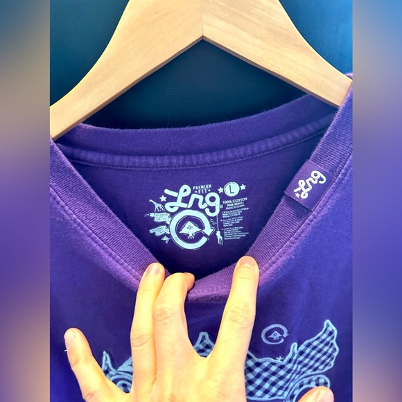 Purple LRG shirt size Large - Picture 2 of 3